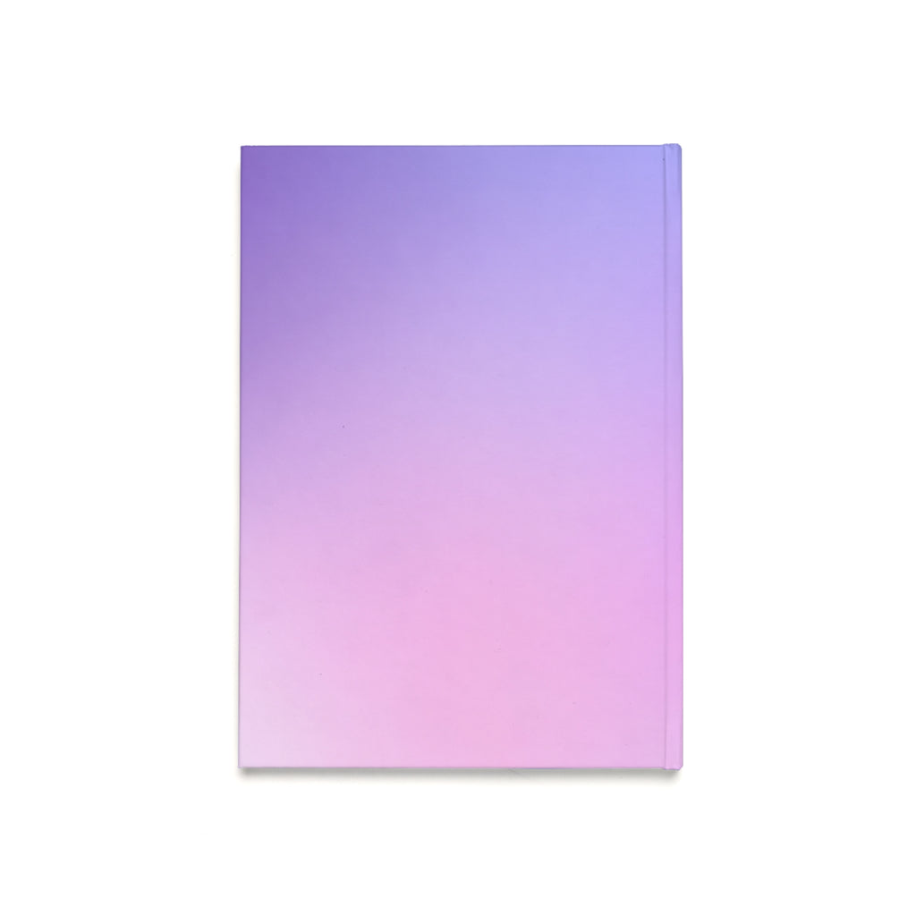 Her Vision Her Future A5 Hardcover Journal — Gradient Inspirational Notebook for Women