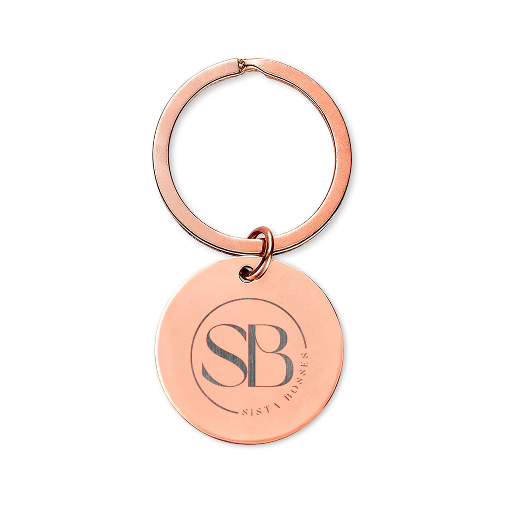 Sista Bosses Engraved Keyring